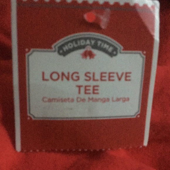 NWT HOLIDAY TIME LG COTTON RED SILVER & GOLD SHORT SLEEVED TEE WITH SPARKLE - Picture 11 of 11